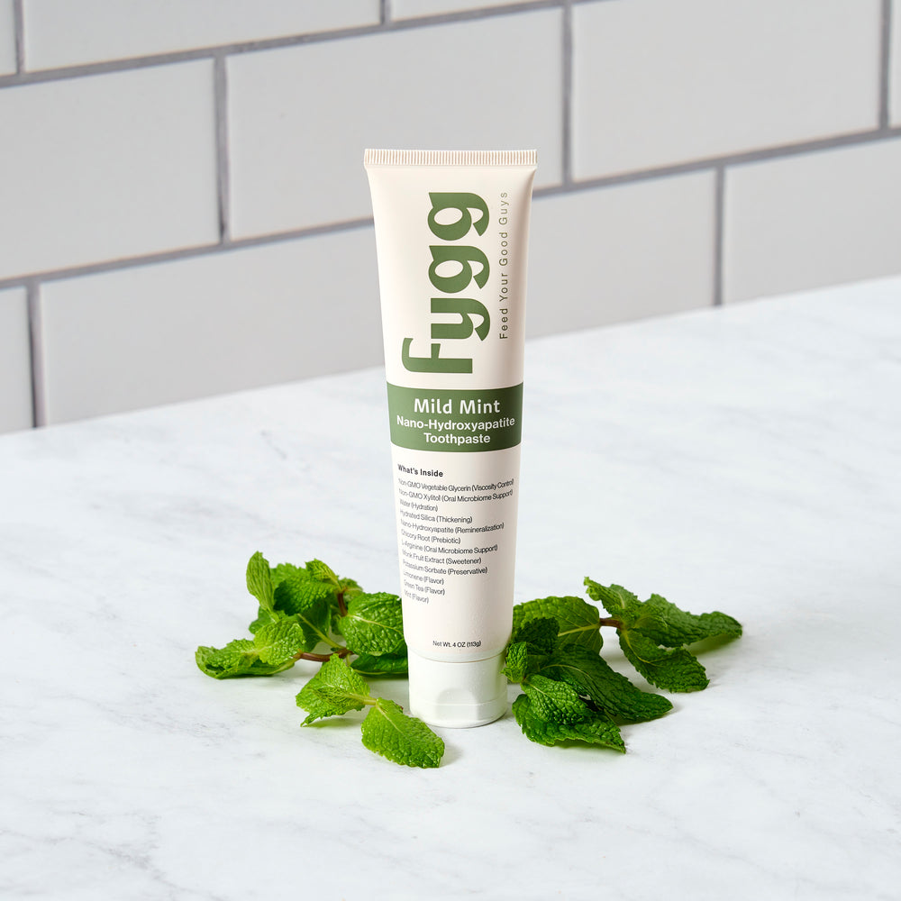 
                  
                    Nano-Hydroxyapatite Toothpaste with Prebiotics | Mild Mint
                  
                