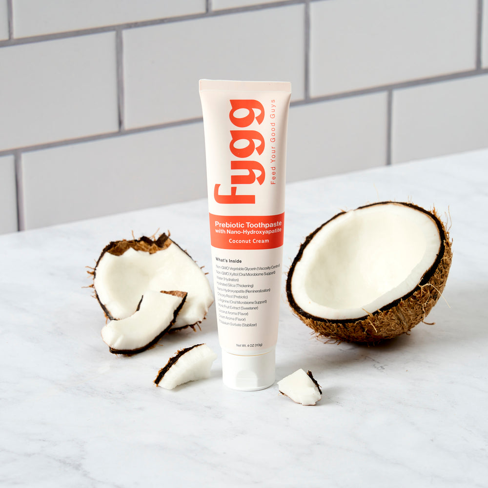 Nano-Hydroxyapatite Toothpaste with Prebiotics | Coconut Cream